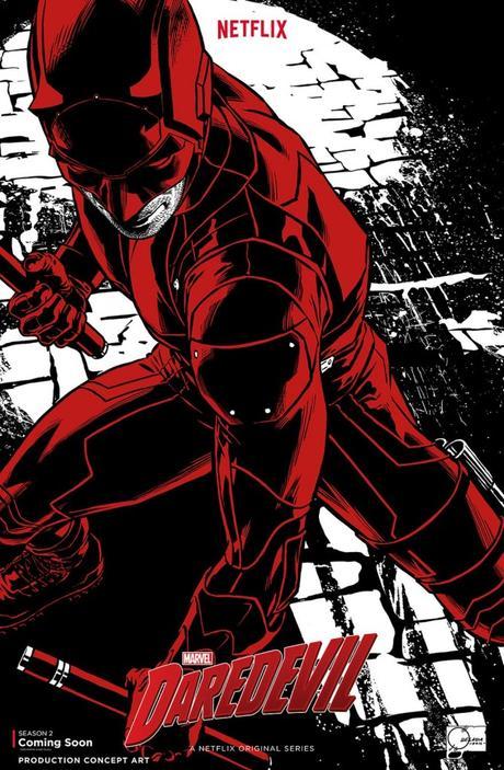 Un poster illustré pour Daredevil saison 2 !