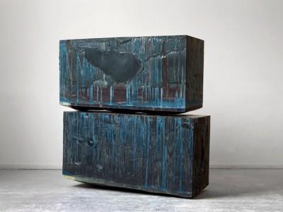 Etienne  Fouchet Stumbling Block II, 2009, résine polyuréthane, 200 x 180 x 70 cm