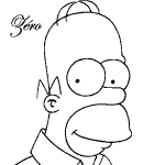 dessin de homer simpson