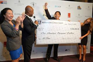 Wesley So vainqueur du Millionnaire Chess © Chess & Strategy