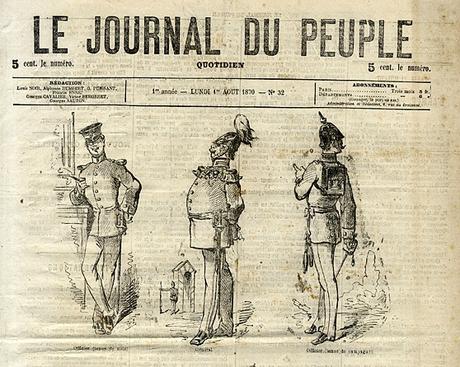 Le Journal du peuple, quotidien libertaire créé en 1899 à Paris. Fonds Gelin.