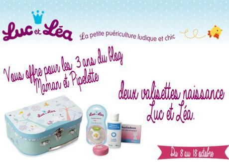 Luc et Lea pour les 3 ans du blog avec cadeaux !