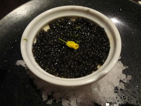 Flan soja caviar