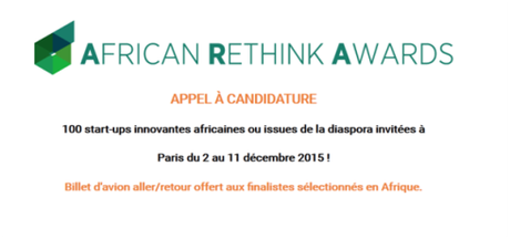 African Rethink Awards : Appel à candidature pour les startups africaines