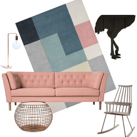 Crush ! Le canapé rose de Bloomingville