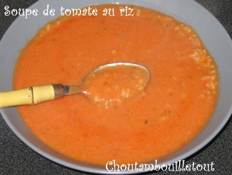 soupe tomate riz