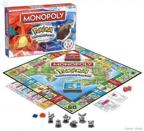 Monopoly pokemon Séecltion de monopoly pour les Geeks  monopoly geek 