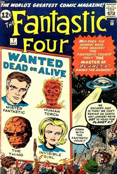Marvel Comics-Fantastic Four #7-1962
