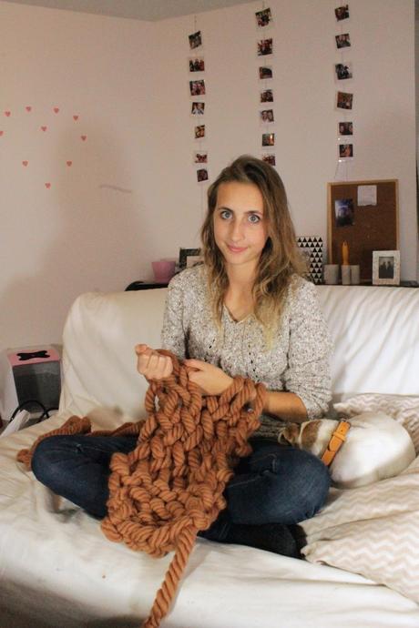 #7 Lifestyle : Une écharpe à tricoter avec les mains