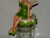 Pot avec p'tite fée en porcelaine froide