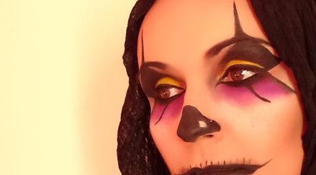 Halloween make-up, la Prêtresse démoniaque