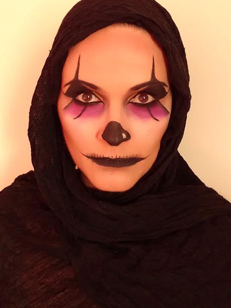 Halloween make-up, la Prêtresse démoniaque