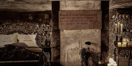 AIRBNB : Une chambre dans les catacombes de Paris