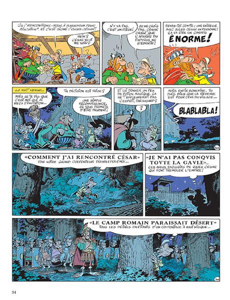 Astérix, Le papyrus de César. Extrait page 34
