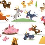 illustration animaux de la ferme