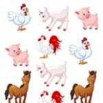 illustration animaux de la ferme