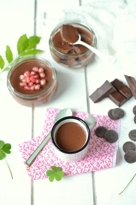 Flans végétaux au chocolat { 1,2,3 Veggie }