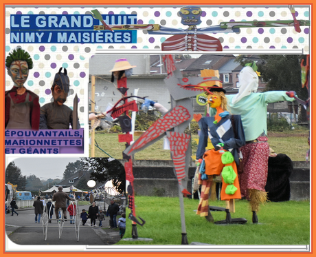 Grand Huit épouvantails, marionnettes et géants... Nimy Maisières Mons 2015