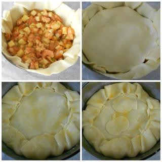Tourte de gambas & pommes