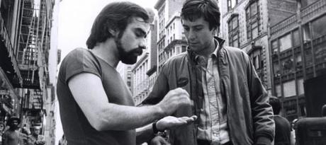 Martin Scorsese et Robert de Niro sur le tournage de Taxi Driver