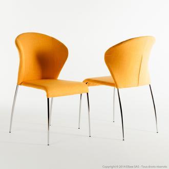 chaises design à moins de 100 Euros jaune