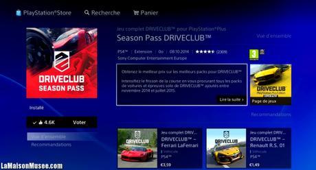 Season Pass 2014 2015 DriveClub