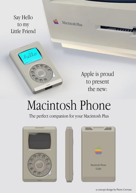 Si l'iPhone était sorti en 1984, il ressemblerait à ça...