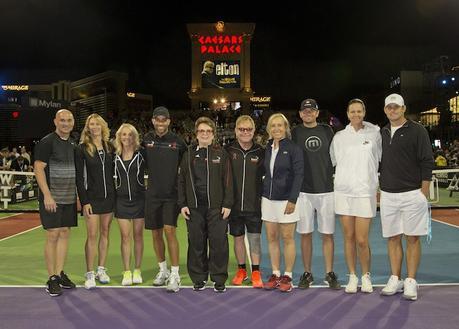 D’anciennes stars US du tennis se réunissent à Las Vegas pour la « Elton John Aids Foundation »