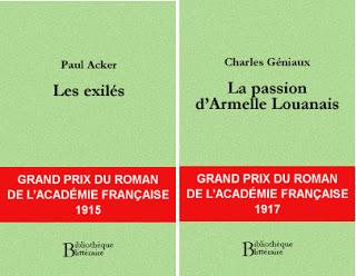 Le dernier trio du Grand Prix du roman de l'Académie française