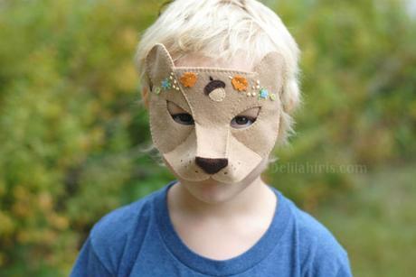 Patron gratuit : un masque d’ours en feutrine Patron gratuit : un masque d’ours en feutrine