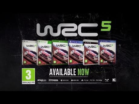 Le trailer de lancement de WRC5 !