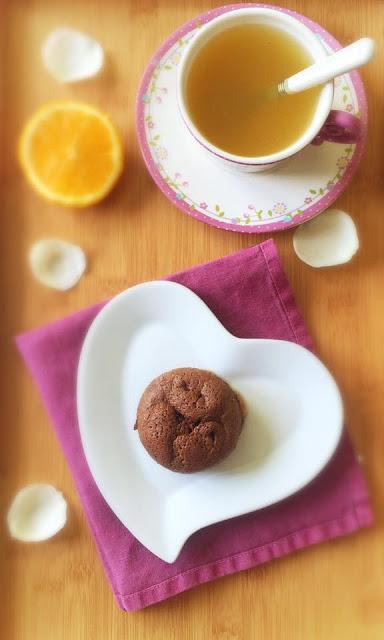 Mi - cuit chocolat poire et thé à l'orange #12 foodista