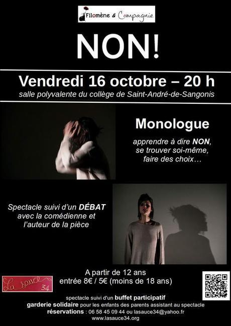 Saint André de Sangonis :  » NON  » Pièce de Théâtre