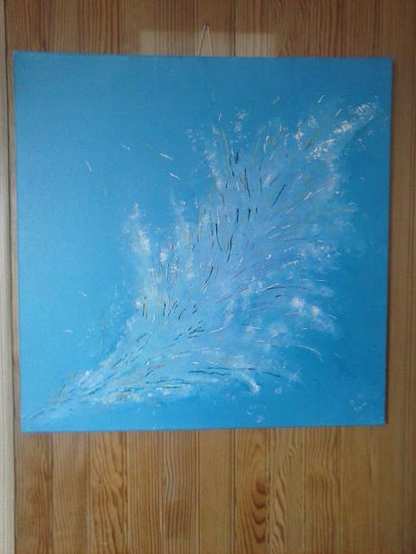 tableau acrylique avec effet relief