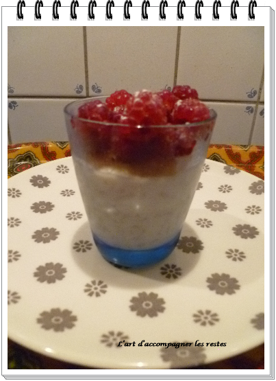 Verrine de riz au lait aux framboises et à la vanille2
