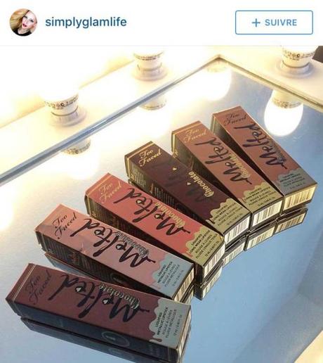 Les nouveaux « Melted Chocolate » de Too Faced Melted Chocolate