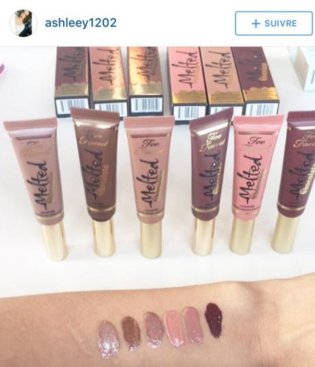 Les nouveaux « Melted Chocolate » de Too Faced Melted Chocolate Too Faced