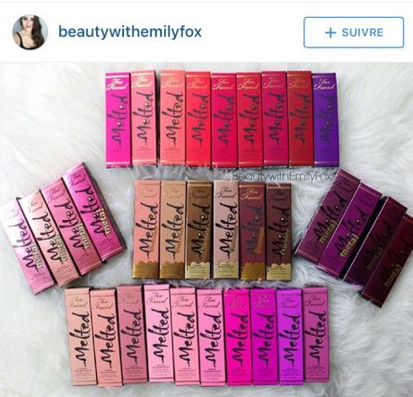 Les nouveaux « Melted Chocolate » de Too Faced Melted Chocolate Too Faced