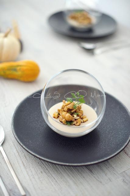 Crème prise de champignons de Paris, c'est de saison!