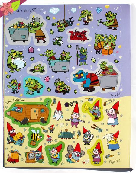 Autocollants Usborne : Trolls, nains et lutins