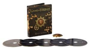 Les visuels des steelbooks français de Game of Thrones