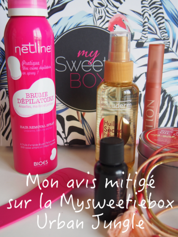 Mon avis mitigé sur la Urban Jungle Mysweetiebox