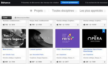 Comment créer un logo, même si on est un néophyte ? Les 10 Meilleurs outils à utiliser ! logos behance