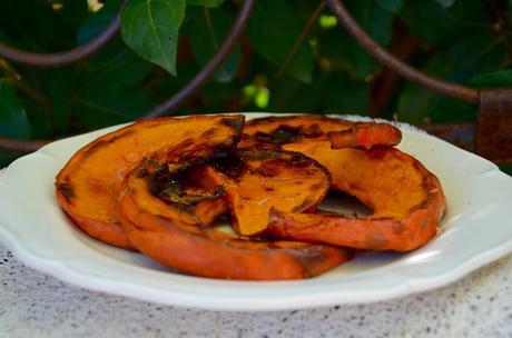 Potimarron grillé à l’huile de noix