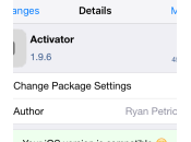 Jailbreak Activator (Cydia) supporte désormais Touch