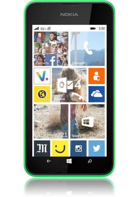 Nokia Lumia 530 vs Lumia 635 : lequel acheter ? Nokia-lumia-530-vert