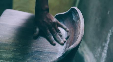 Tabouret de bar Aron par Luis Luna