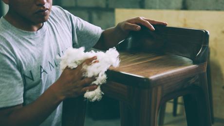 Tabouret de bar Aron par Luis Luna