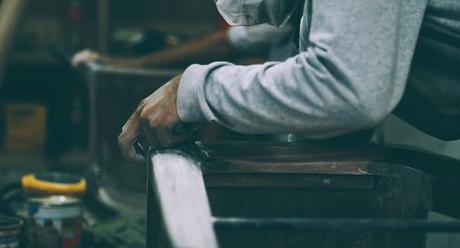 Tabouret de bar Aron par Luis Luna