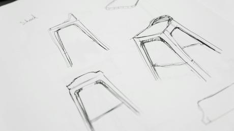 Tabouret de bar Aron par Luis Luna